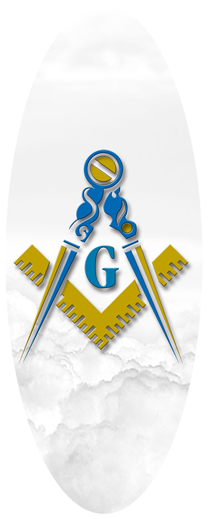 DNSA18-370-WT Masonic Lodge Clouds White